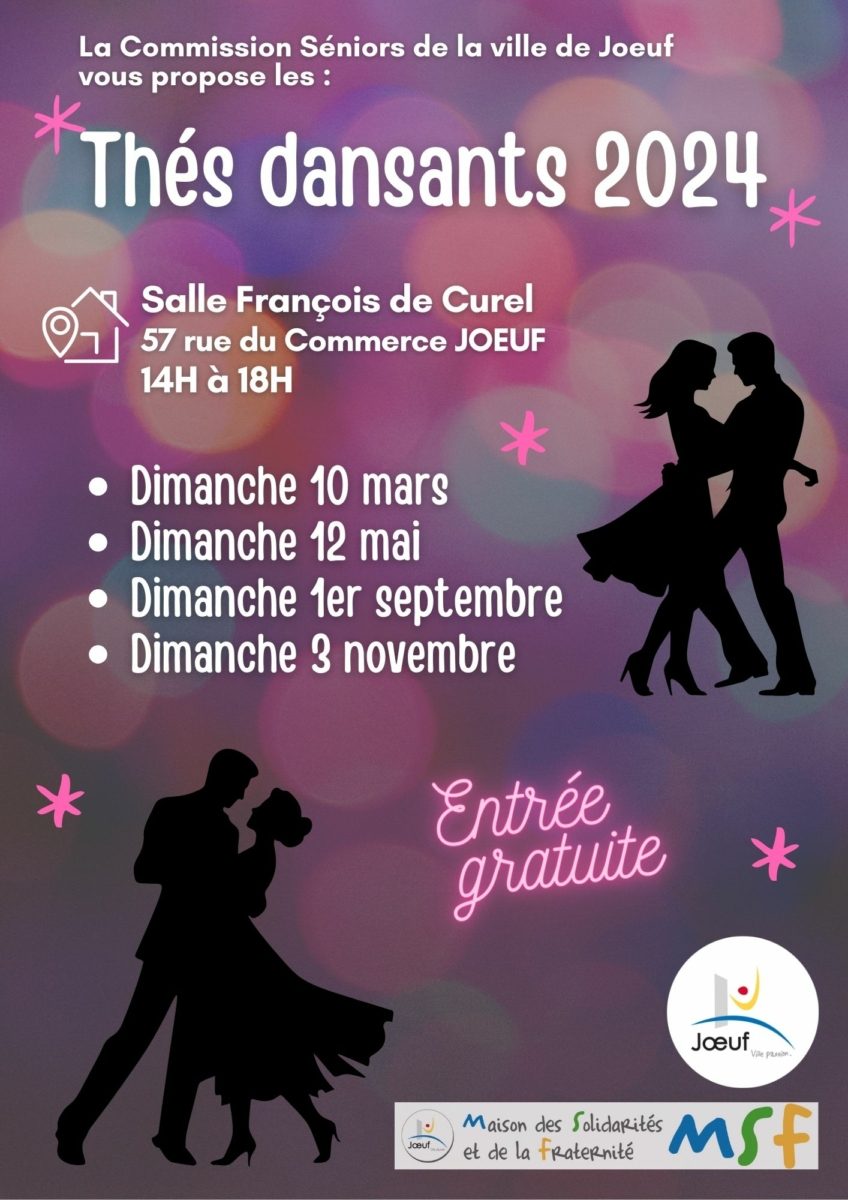 THE DANSANT POUR LES SENIORS – Ville de Joeuf